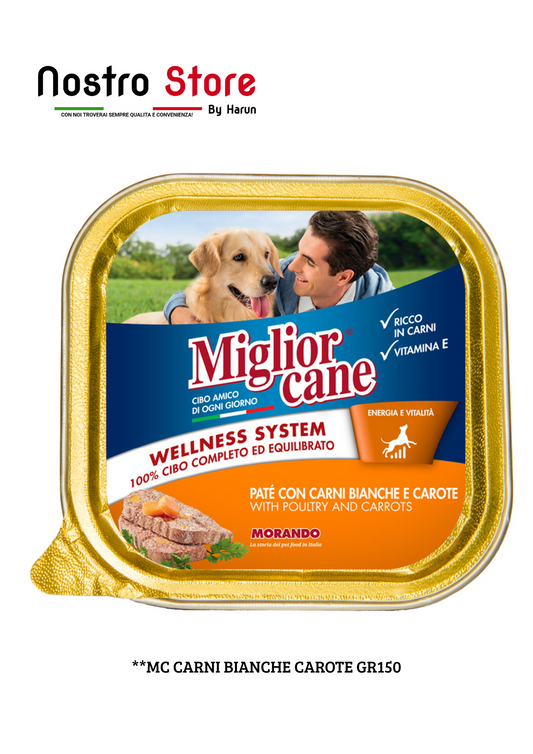 **MC CARNI BIANCHE CAROTE GR150