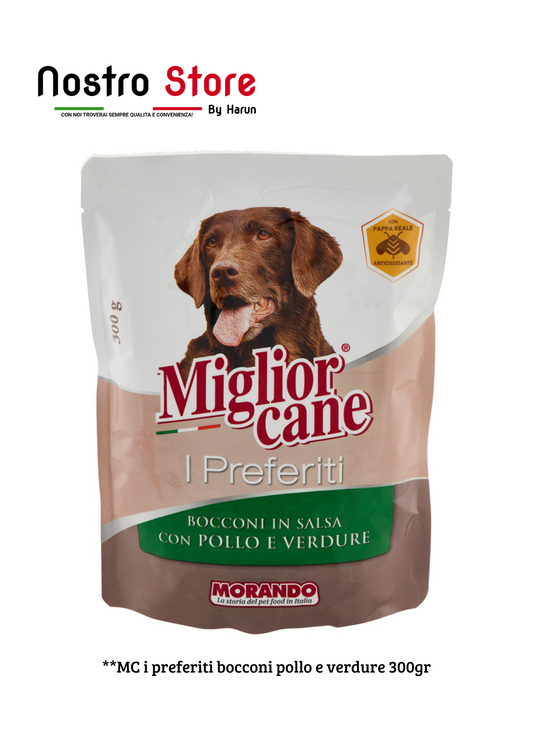 **MC i preferiti bocconi pollo e verdure 300gr