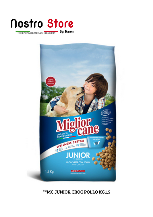 **MC JUNIOR CROC POLLO KG1.5