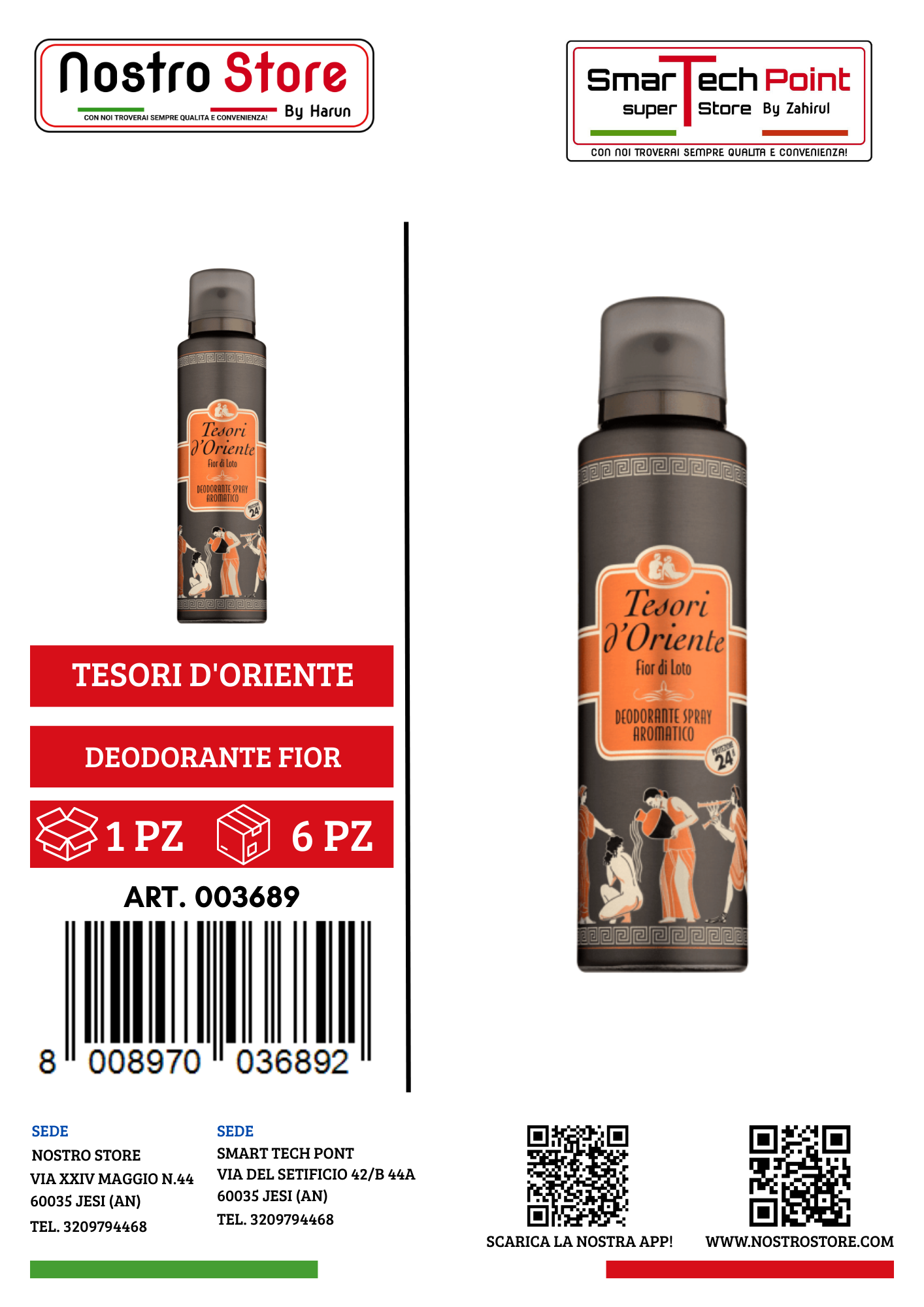 TESORI D'ORIENTE DEODORANTE FIOR DI LOTO NEW 150 ML