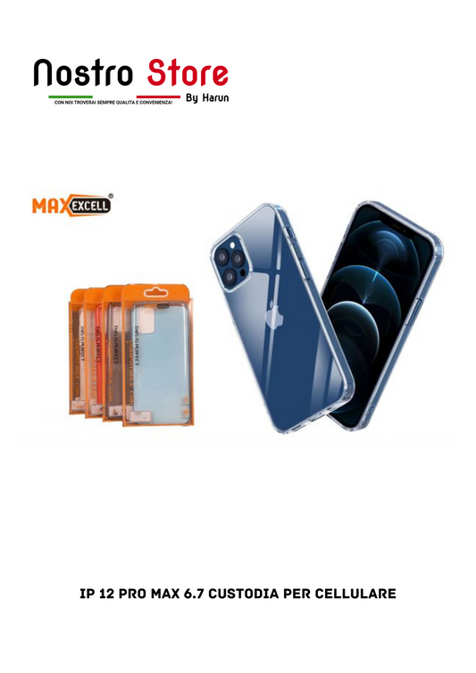 IP 12 PRO MAX 6.7 CUSTODIA PER CELLULARE