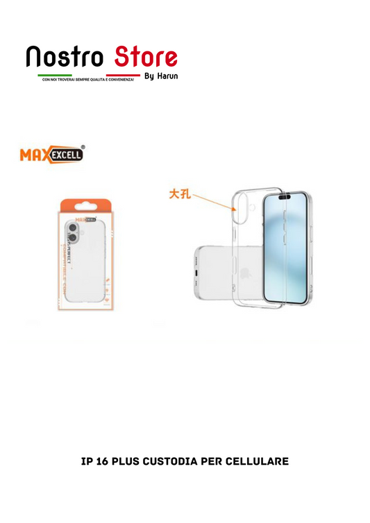 IP 16 PLUS CUSTODIA PER CELLULARE
