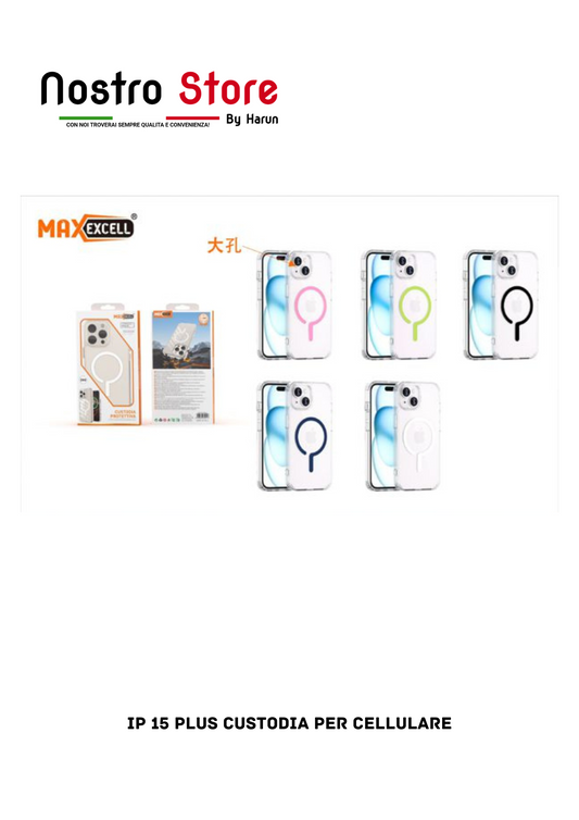 IP 15 PLUS CUSTODIA PER CELLULARE