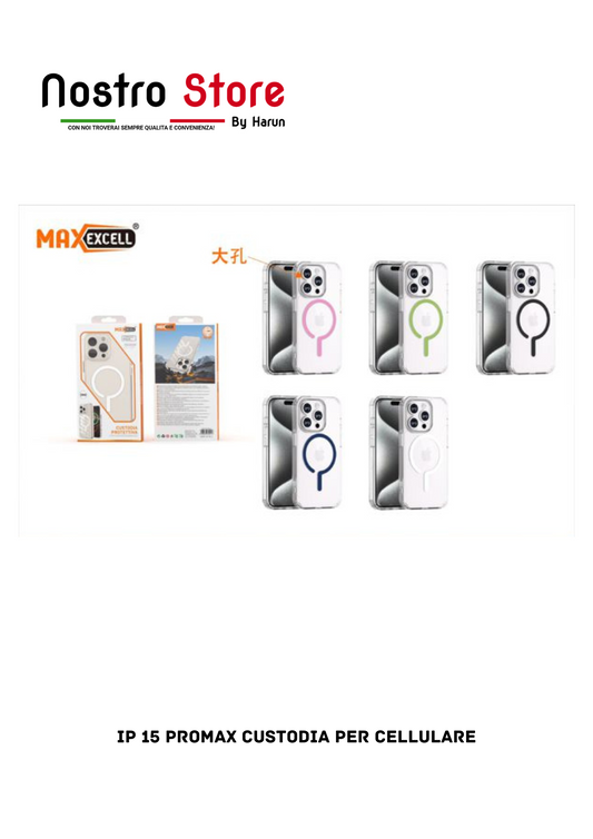 IP 15 PROMAX CUSTODIA PER CELLULARE