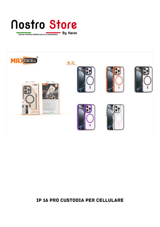 IP 16 PRO CUSTODIA PER CELLULARE