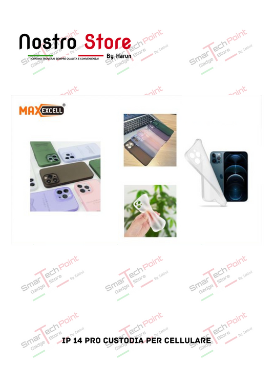 IP 14 PRO CUSTODIA PER CELLULARE
