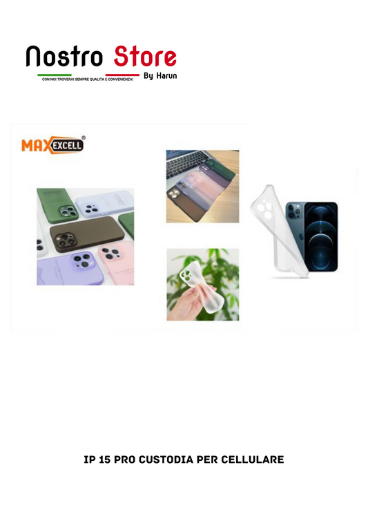 IP 15 PRO CUSTODIA PER CELLULARE