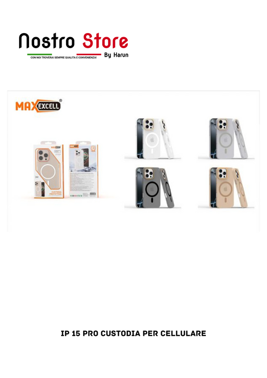 IP 15 PRO CUSTODIA PER CELLULARE