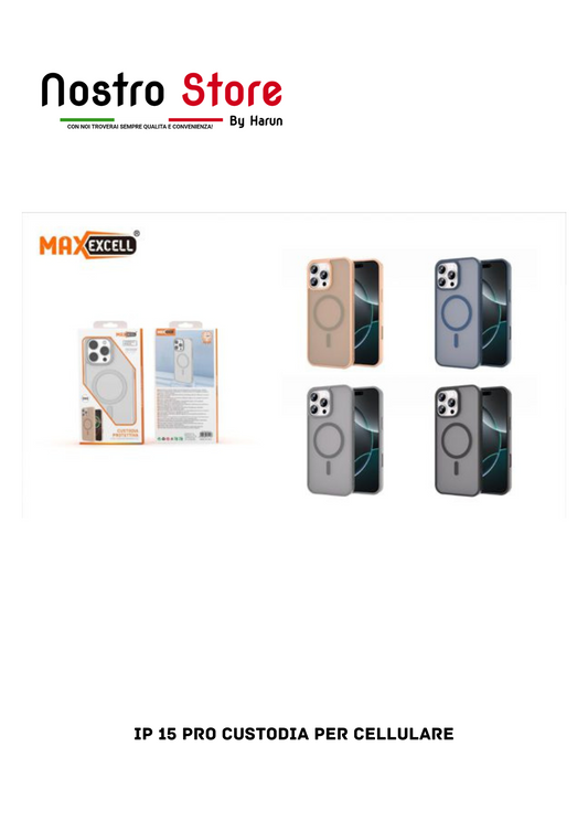IP 15 PRO CUSTODIA PER CELLULARE