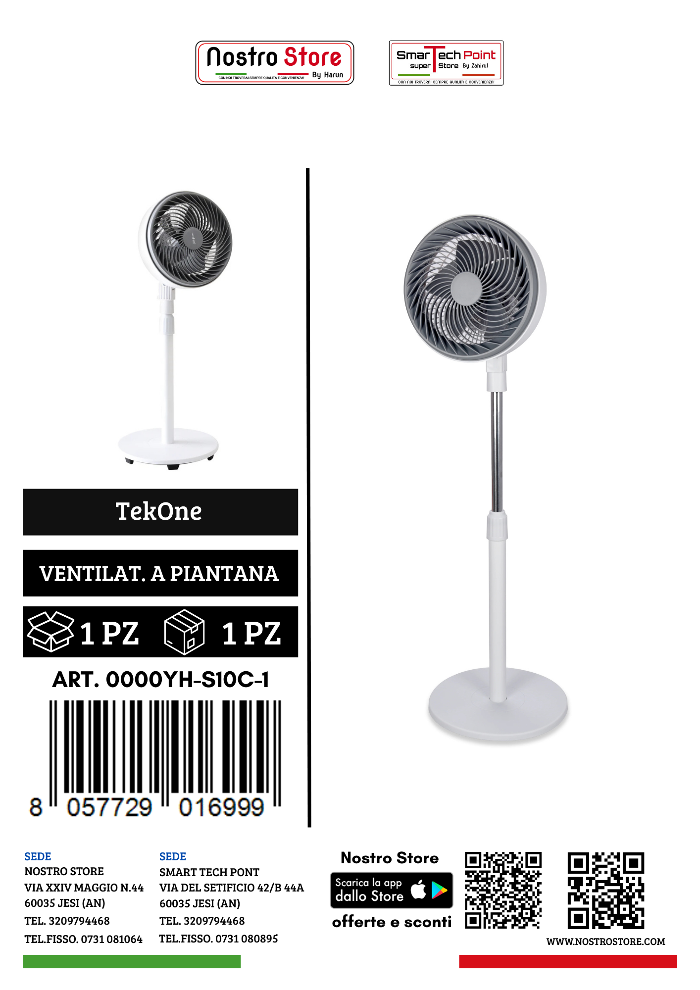 VENTILATORE A PIANTANA 220-240V 50-60Hz 90W