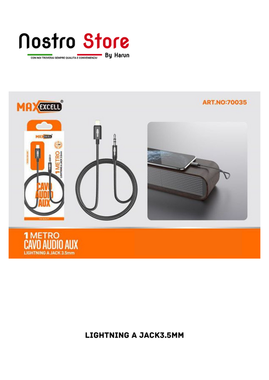 LIGHTNING A JACK3.5MM