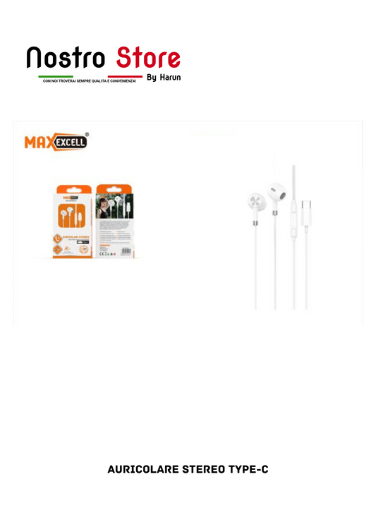 AURICOLARE STEREO TYPE-C