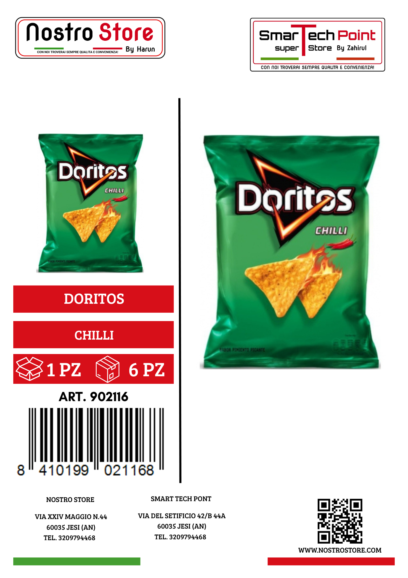 DORITOS CHILLI 140G