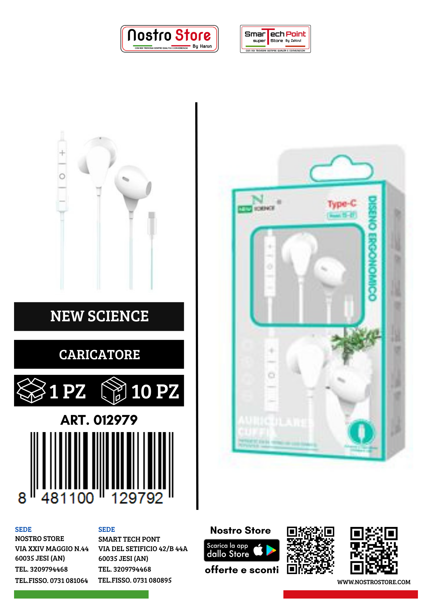 AURICOLARE TYPE-C