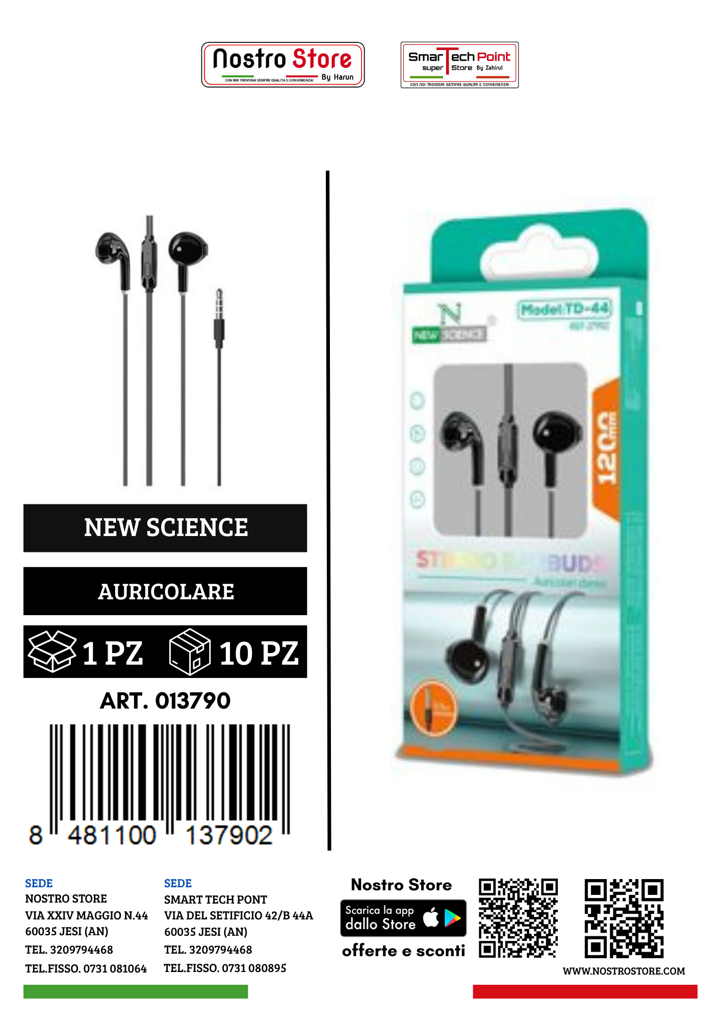 AURICOLARE TD-44