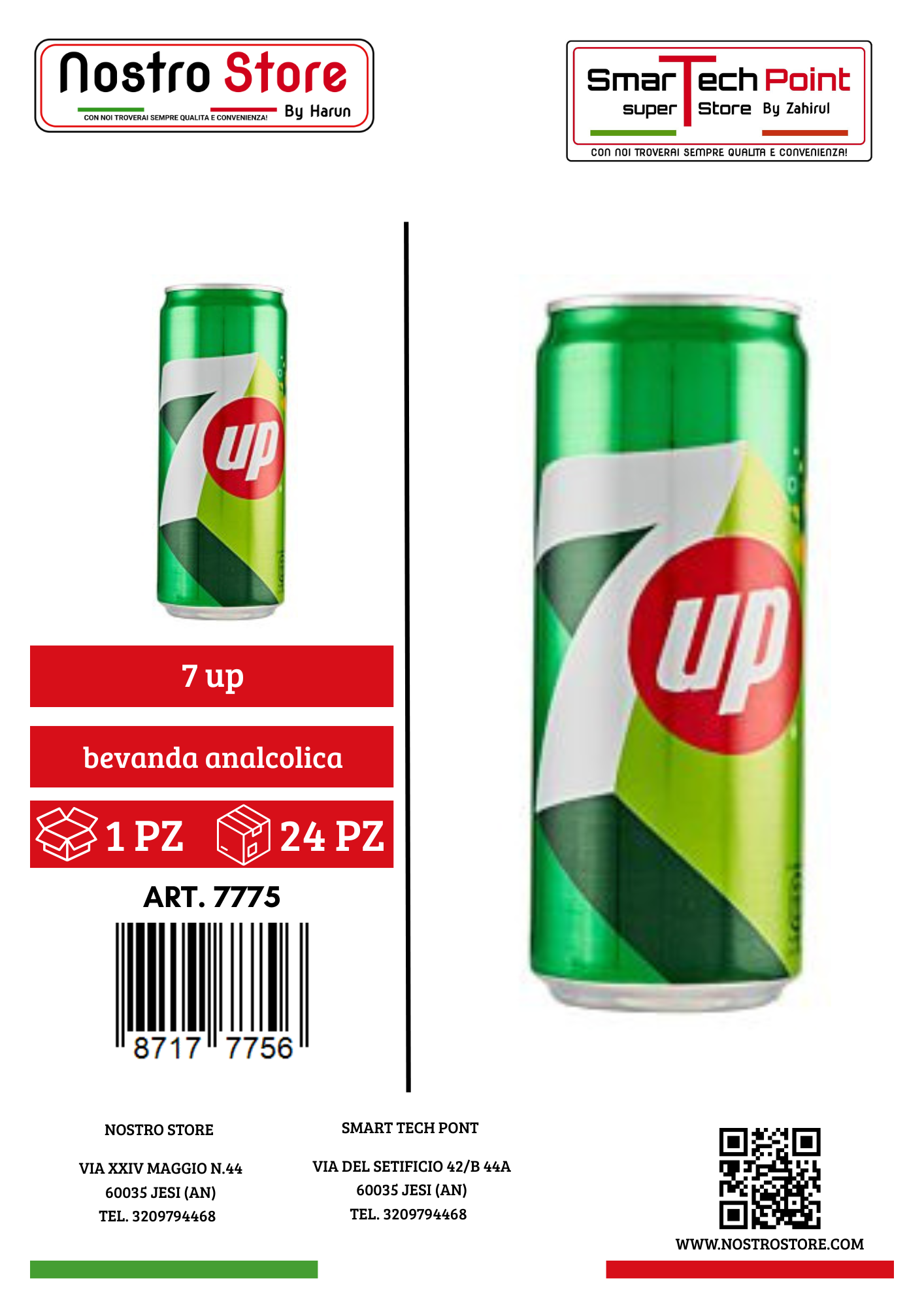 7UP LATTINA 330ML