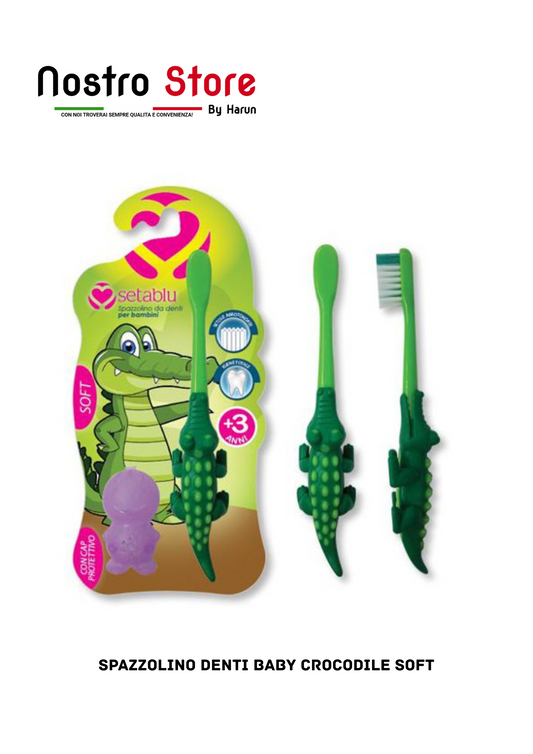 SPAZZOLINO DENTI BABY CROCODILE SOFT