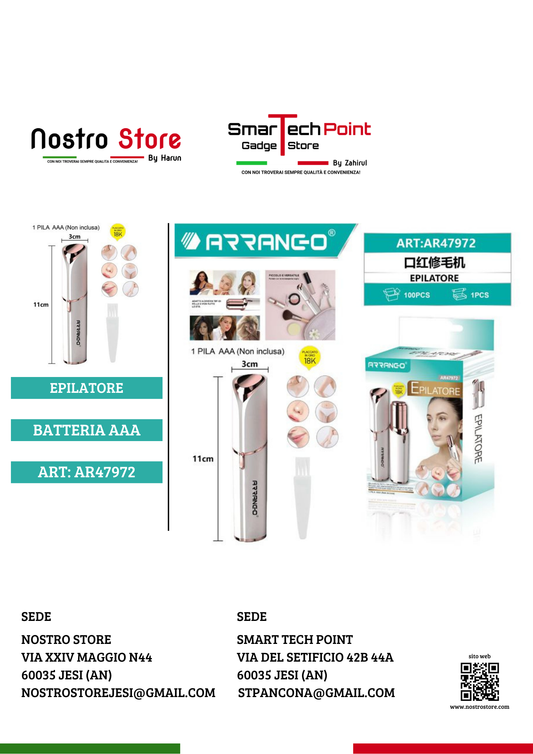 EPILATORE BATTERIA AAA