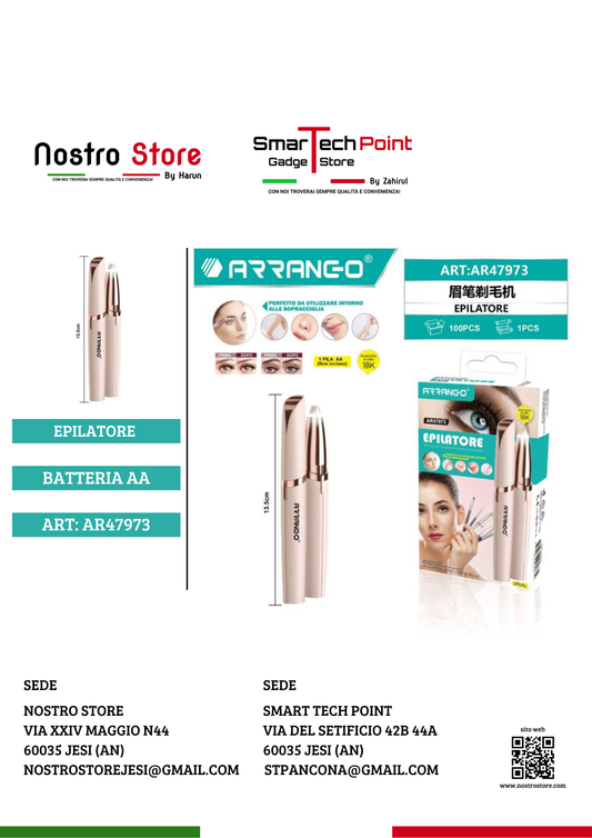 EPILATORE BATTERIA AA