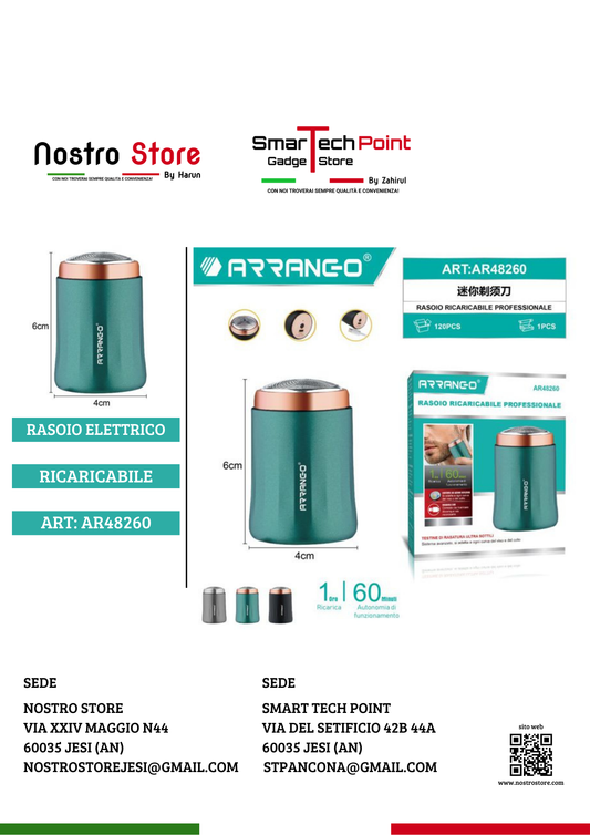 RASOIO RICARICABILE
