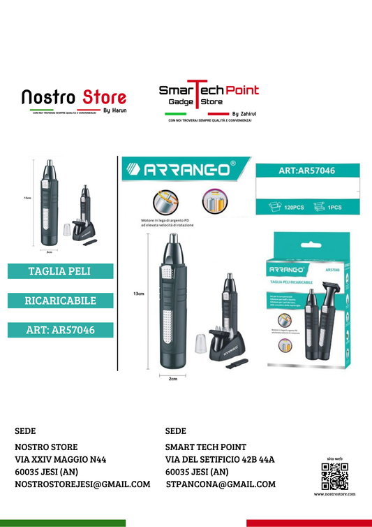 RIFINITORE PER NASO A RICARICABILE