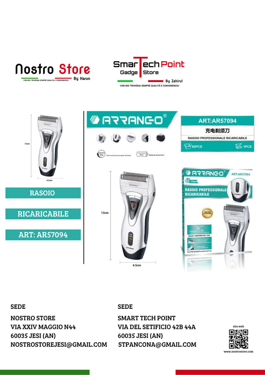 RASOIO RICARICABILE PROFESSIONALE