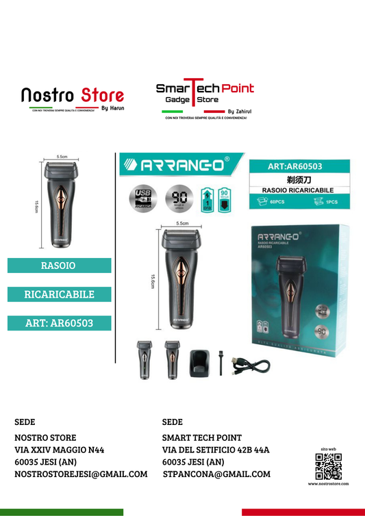 RASOIO RICARICABILE PRO.