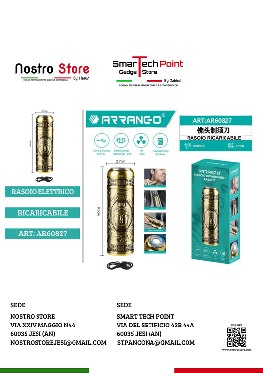 RASOIO RICARICABILE