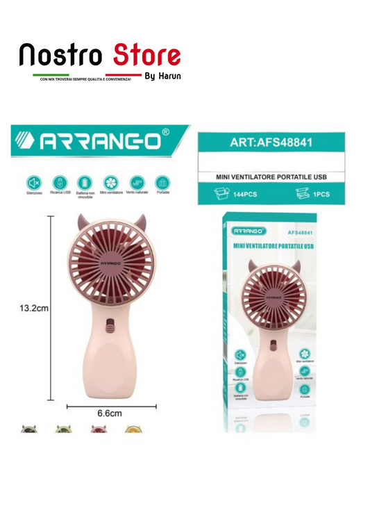 MINI VENTILATORE PORTATILE USB