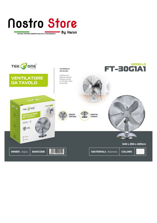 VENTILATORE DA TAVOLO