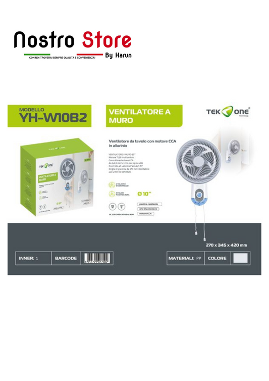 VENTILATORE A MURO