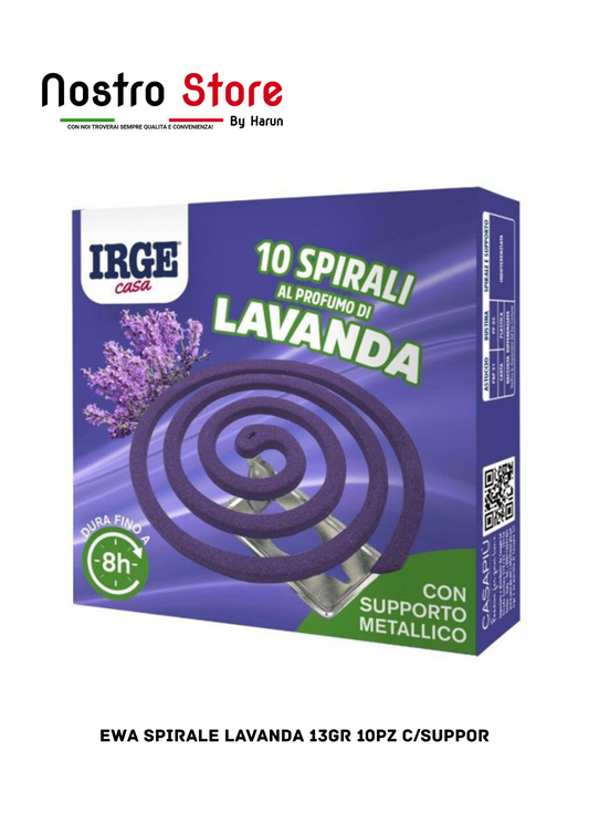 EWA SPIRALE LAVANDA 13GR 10PZ C/SUPPOR