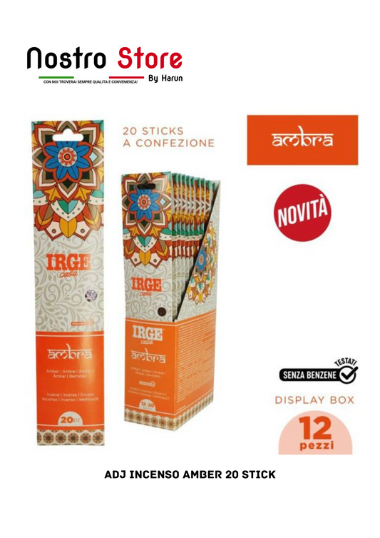 ADJ INCENSO AMBER 20 STICK