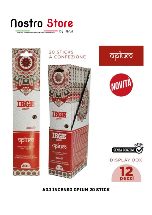 ADJ INCENSO OPIUM 20 STICK