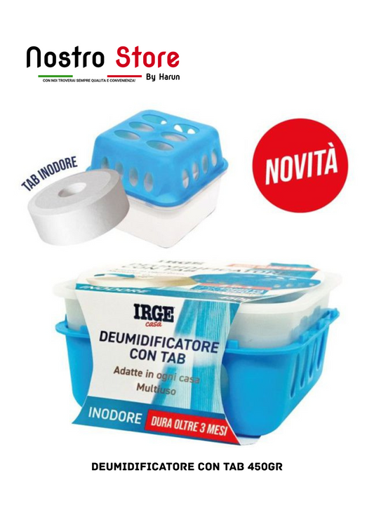 DEUMIDIFICATORE CON TAB 450GR