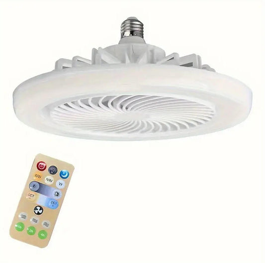 VENTILATORE DA SOFFITTO CON LAMPADA LED