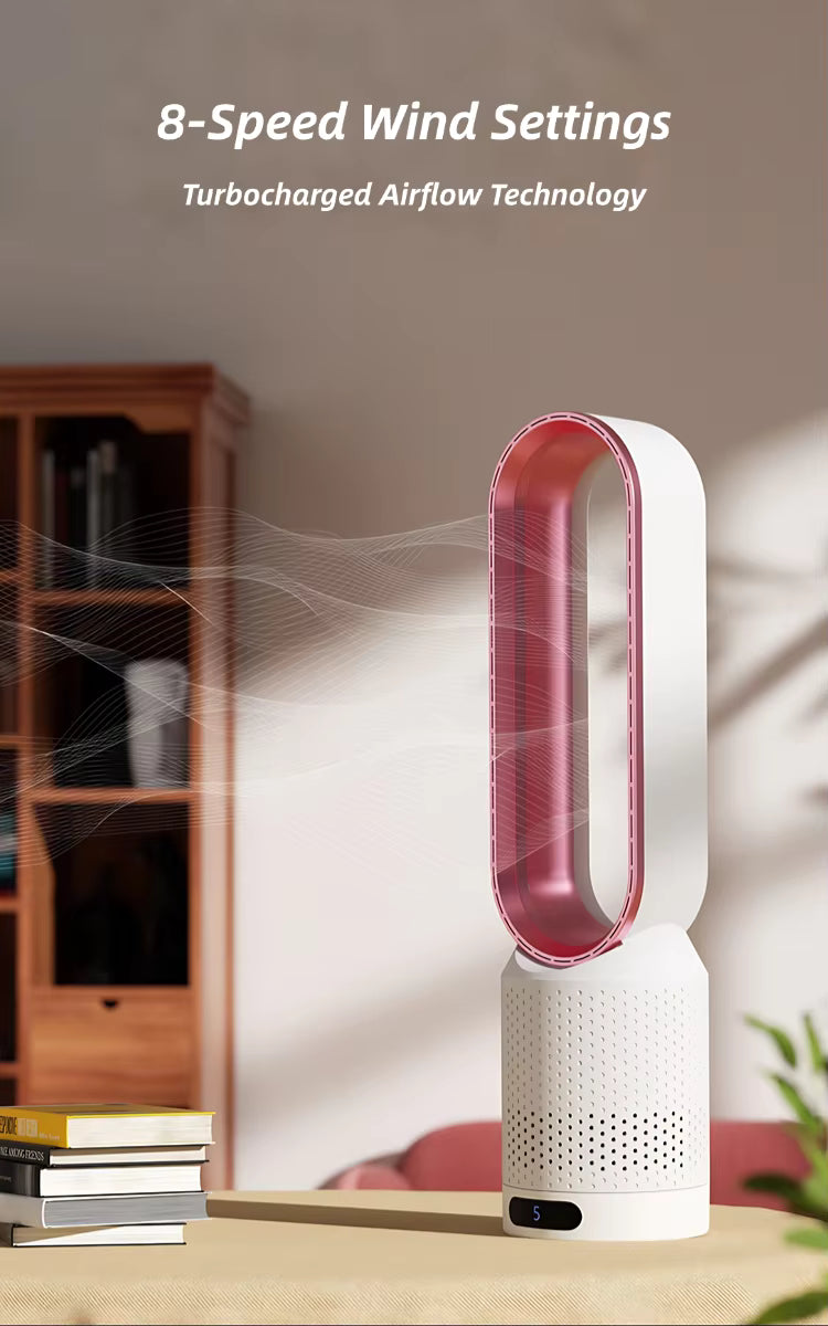 VENTILATORE SENZA PALE CON TELECOMANDO