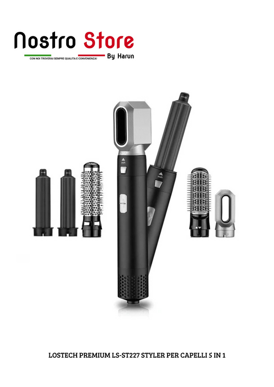 LOSTECH PREMIUM LS-ST227 STYLER PER CAPELLI 5 IN 1