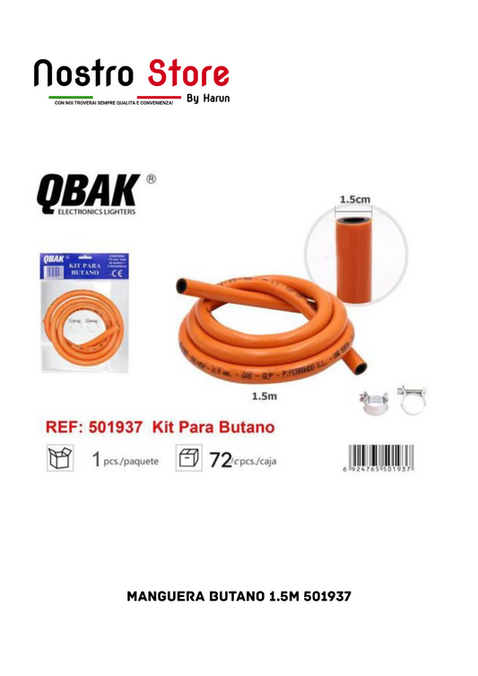 MANGUERA BUTANO 1.5M 501937