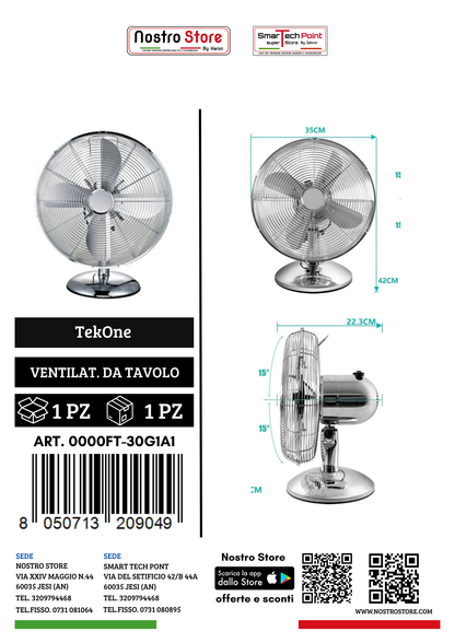 VENTILATORE DA TAVOLO