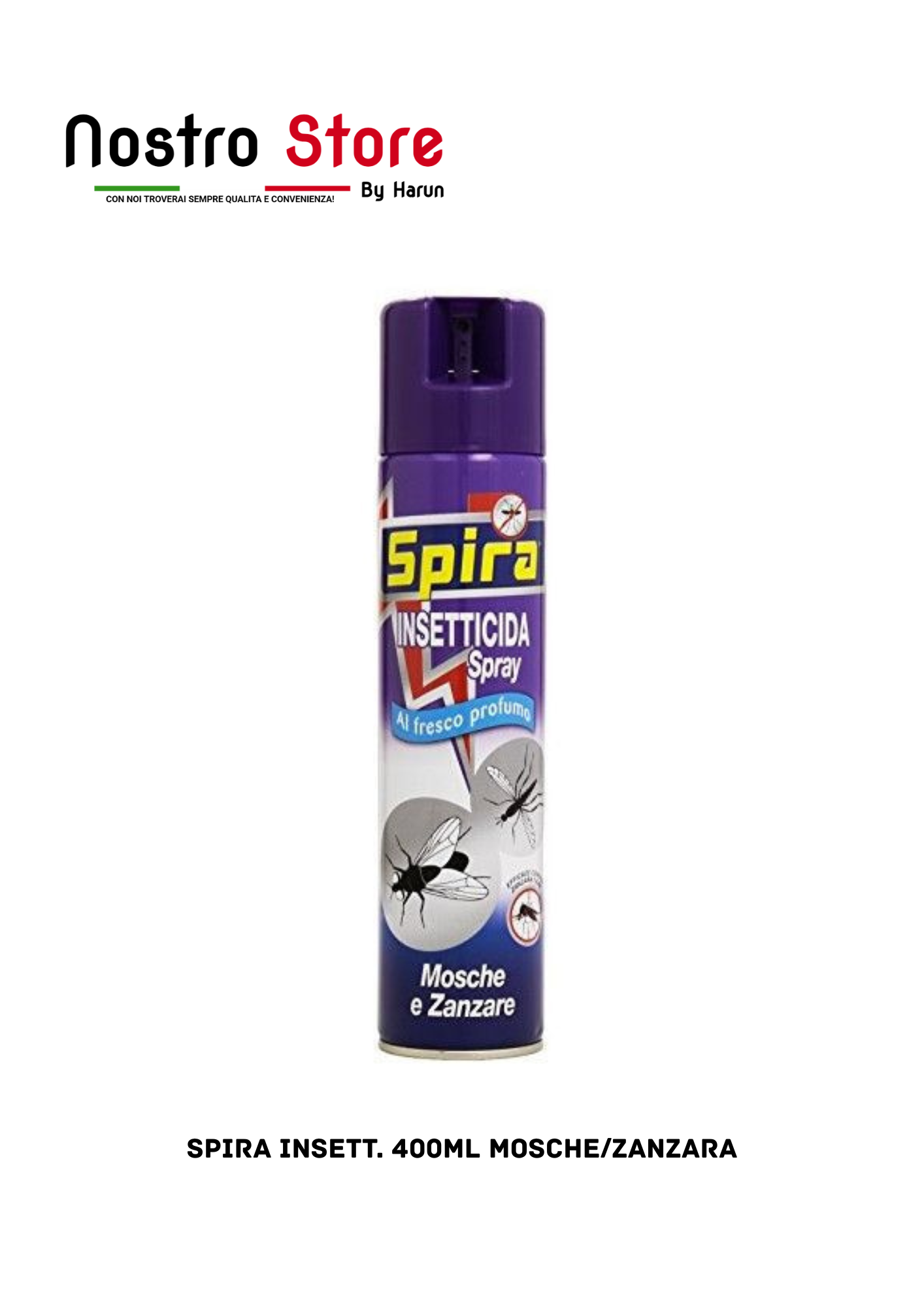 SPIRA INSETT. 400ML MOSCHE/ZANZARA