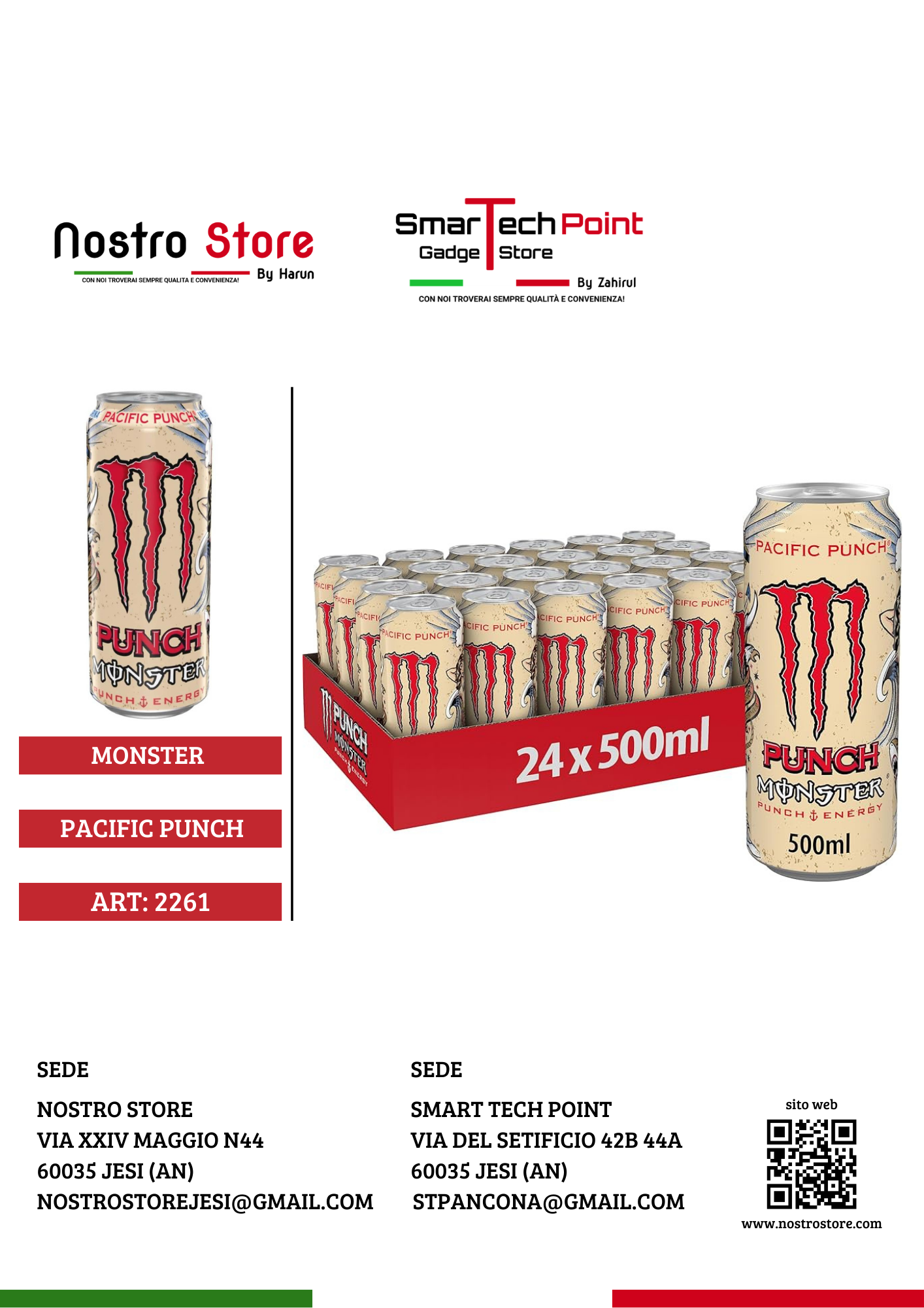 MONSTER PACIFIC PUNCH 500ML ITA