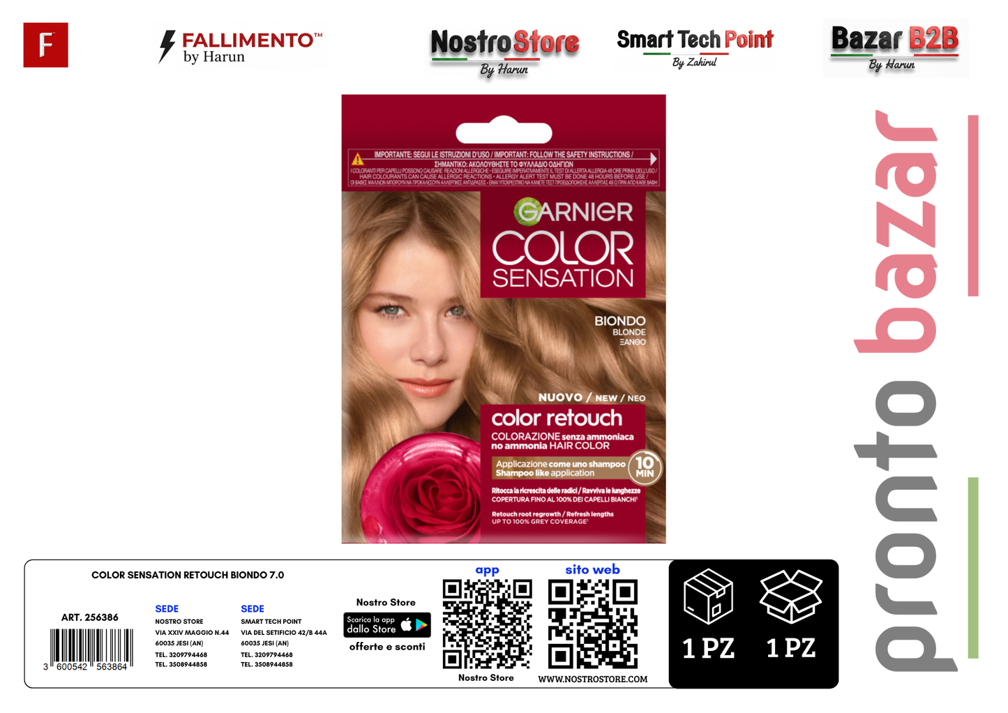 COLOR SENSATION RETOUCH BIONDO 7.0