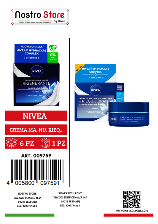 NIVEA CREMA MASCHERA NUTRIENTE RIEQUILIBRANTE