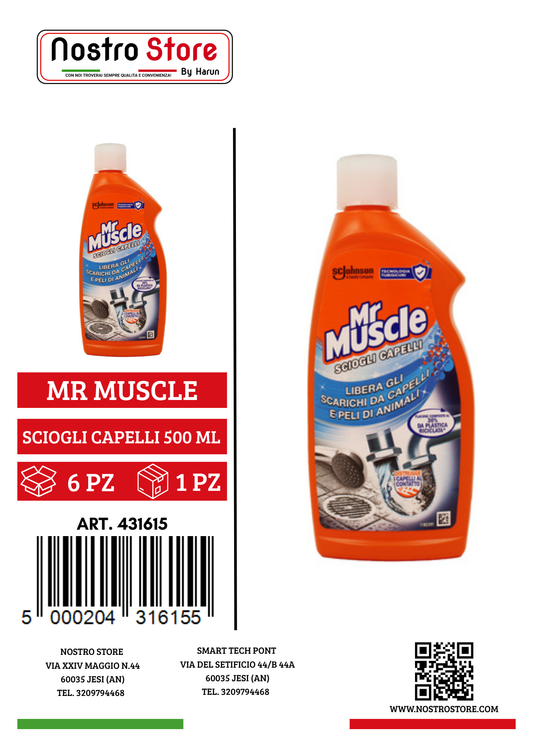 MR MUSCLE SCIOGLI CAPELLI 500 ML