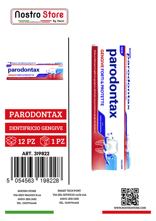 PARODONTAX DENTIFRICIO GENGIVE FORTI E PROTETTE ORIGINAL 75ML