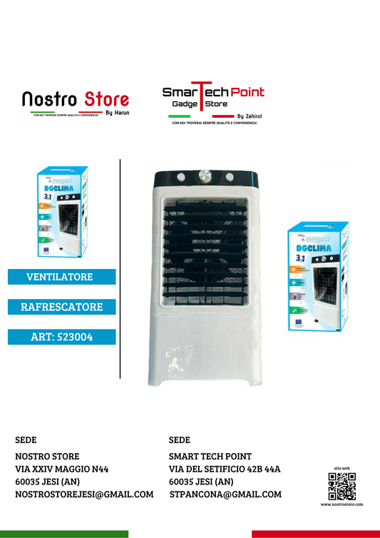 VENTILATORE RAFRESCATORE 3 IN 1 20L