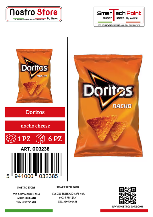 Doritos cu gust de branza, 60g