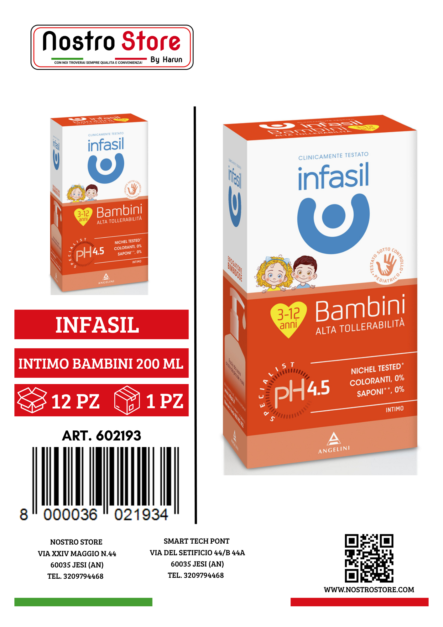 INFASIL INTIMO BAMBINI 200ML