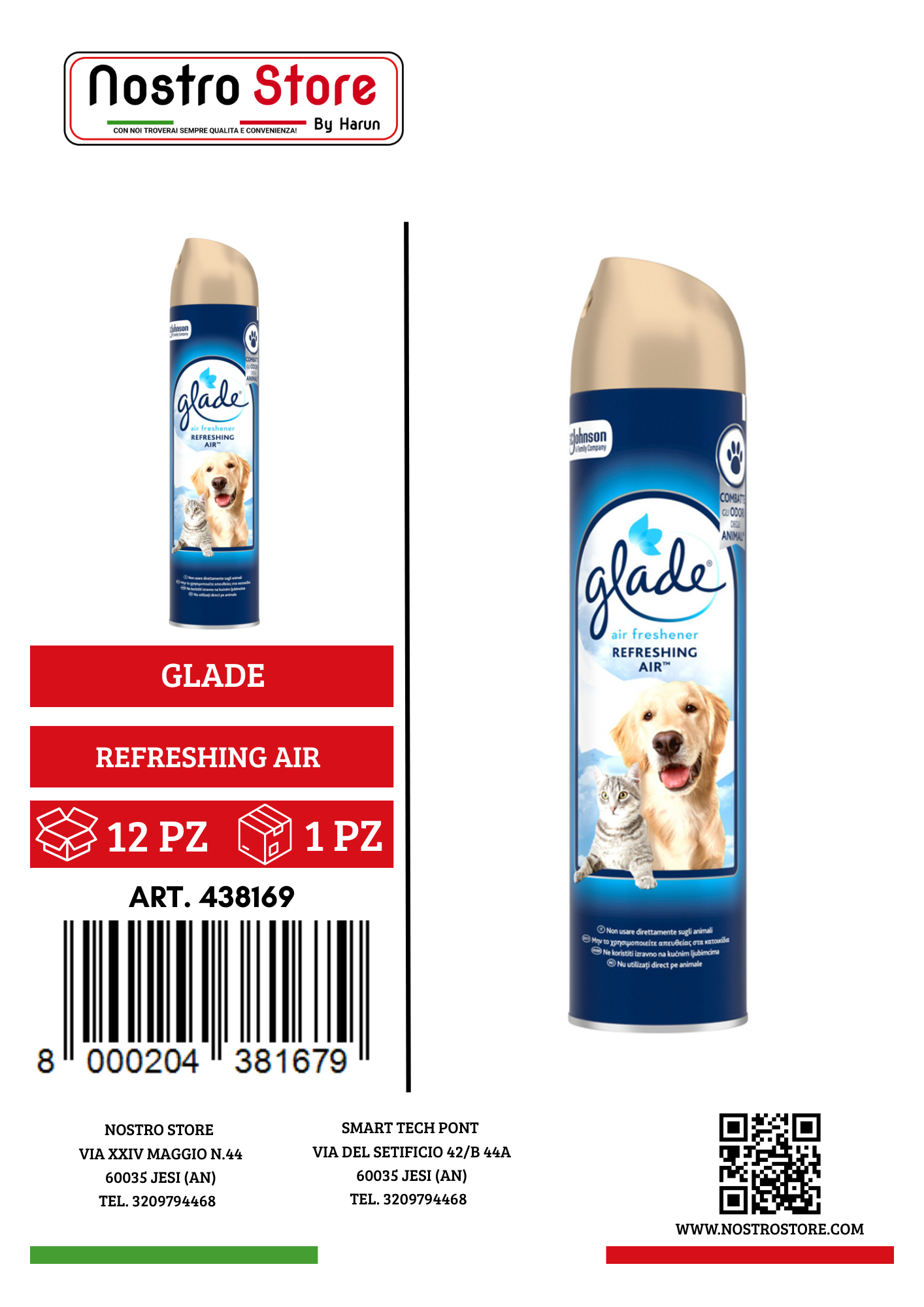 GLADE SPRAY PET 300 ML